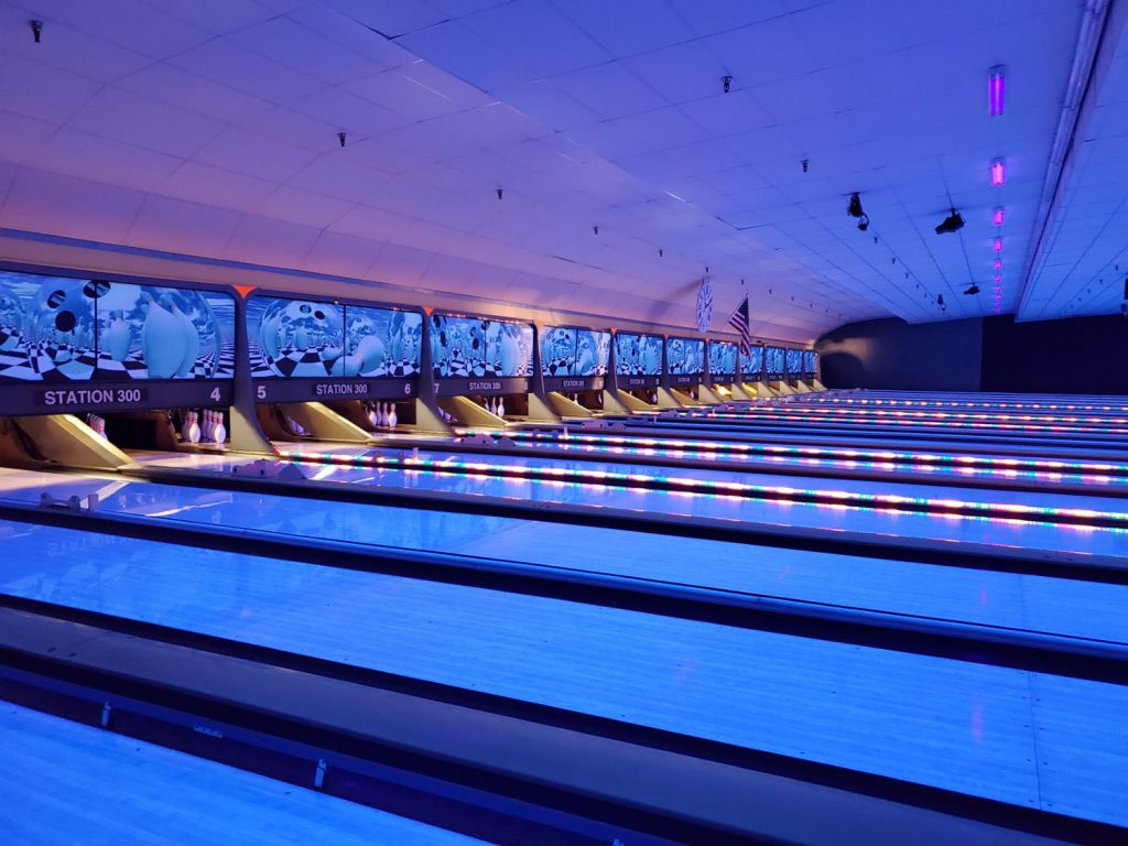 bowling lanes